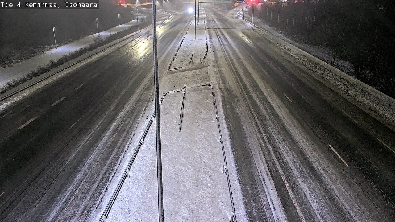 Weather Camera Image Väg 4 Keminmaa, Keminmaa, Lappi