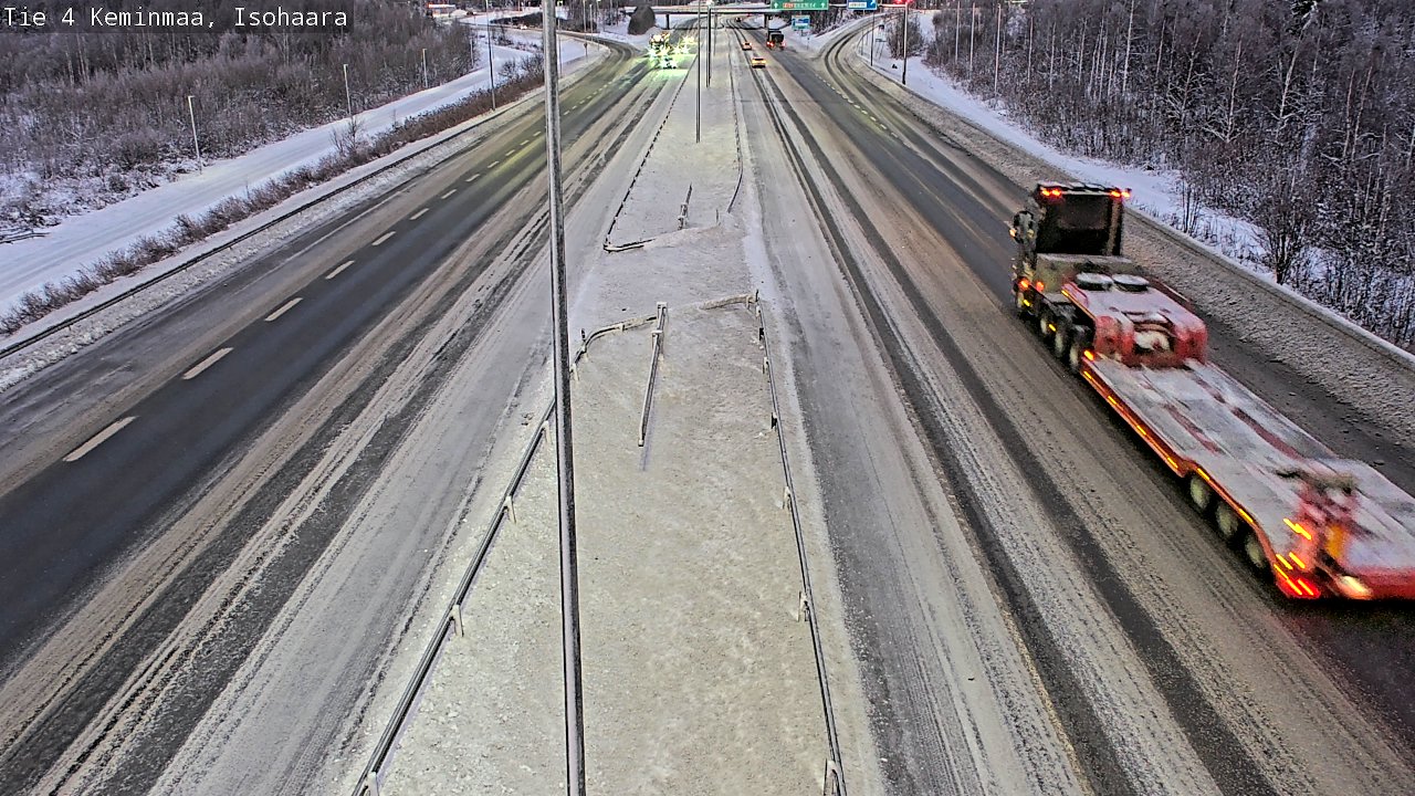 Weather Camera Image Road 4 Keminmaa, Keminmaa, Lappi