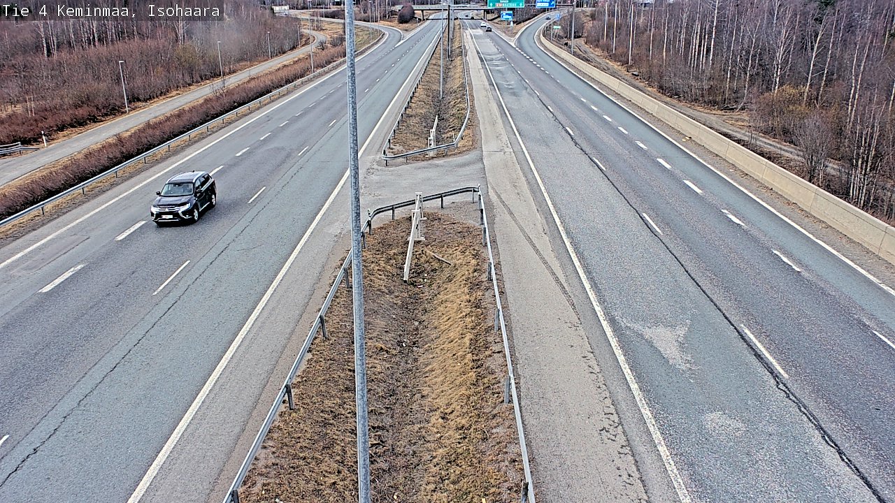 Weather Camera Image Väg 4 Keminmaa, Keminmaa, Lappi