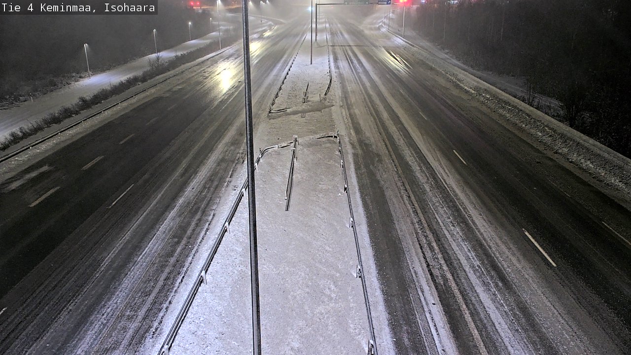 Weather Camera Image Väg 4 Keminmaa, Keminmaa, Lappi