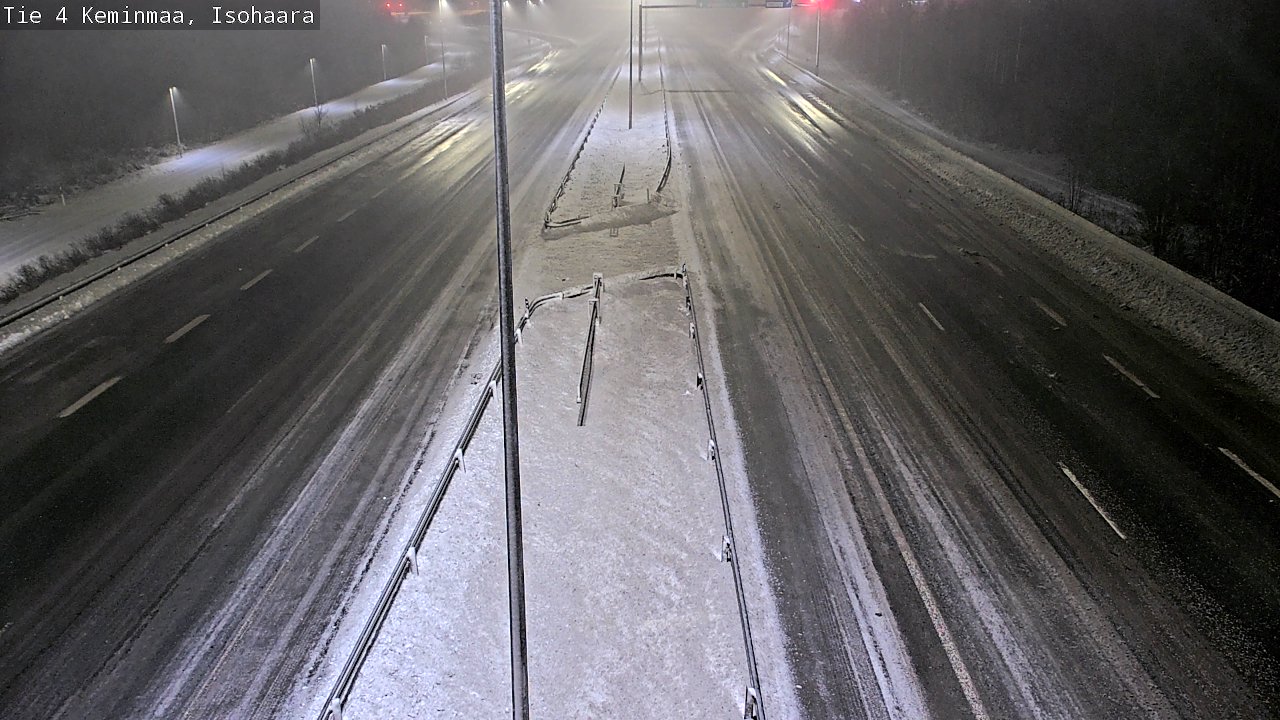 Weather Camera Image Väg 4 Keminmaa, Keminmaa, Lappi