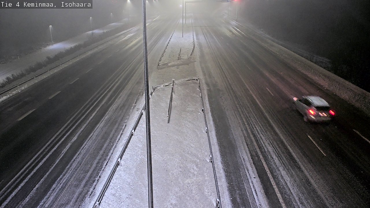 Weather Camera Image Väg 4 Keminmaa, Keminmaa, Lappi