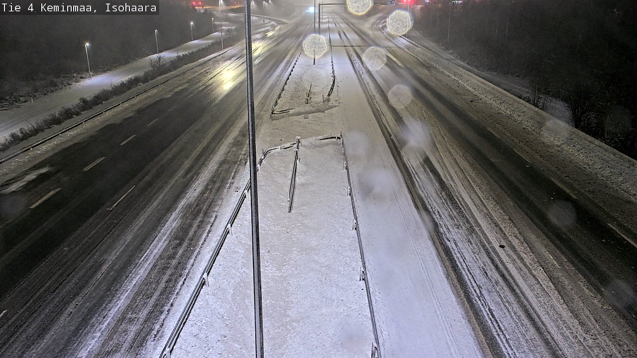 Weather Camera Image Väg 4 Keminmaa, Keminmaa, Lappi