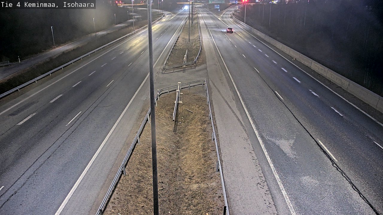Weather Camera Image Road 4 Keminmaa, Keminmaa, Lappi