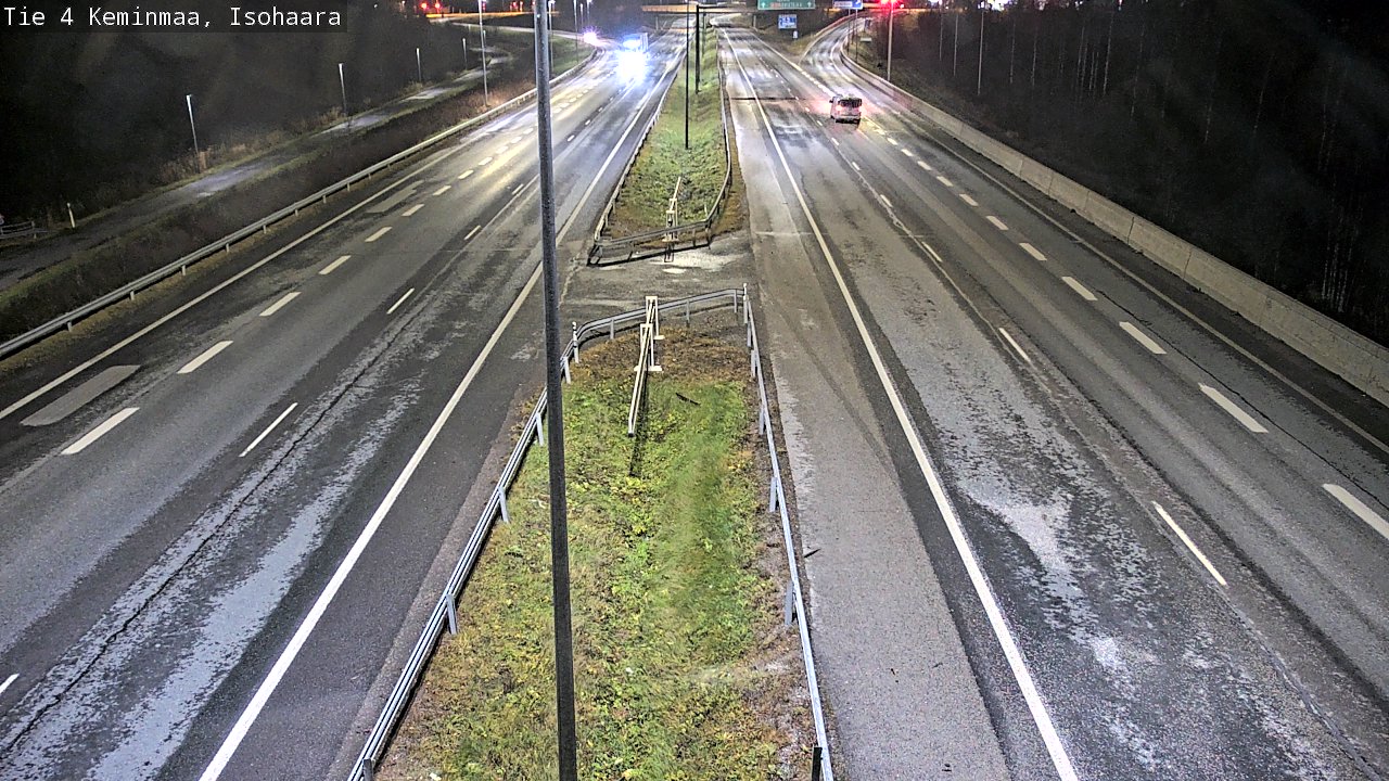 Weather Camera Image Väg 4 Keminmaa, Keminmaa, Lappi