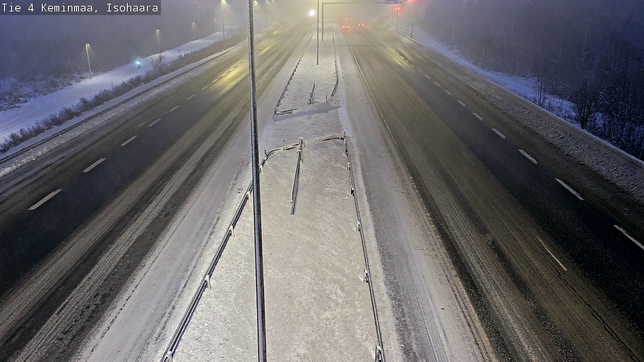 Weather Camera Image Väg 4 Keminmaa, Keminmaa, Lappi