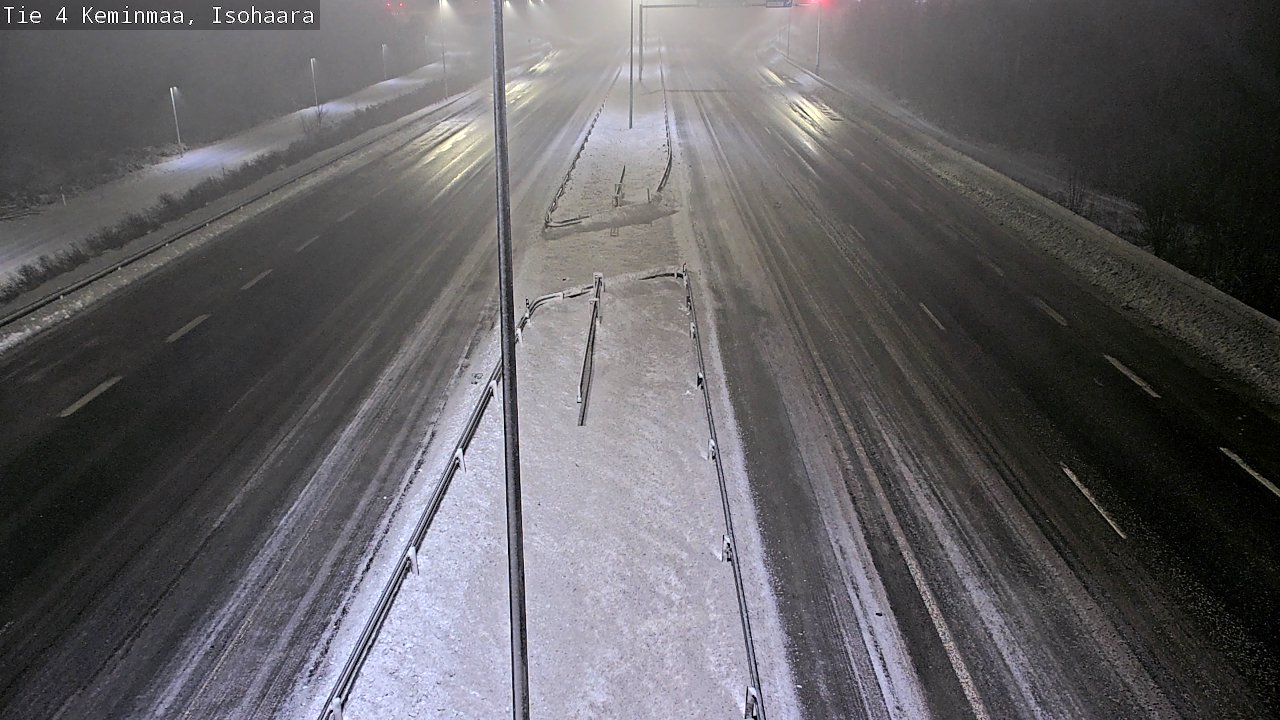 Weather Camera Image Väg 4 Keminmaa, Keminmaa, Lappi