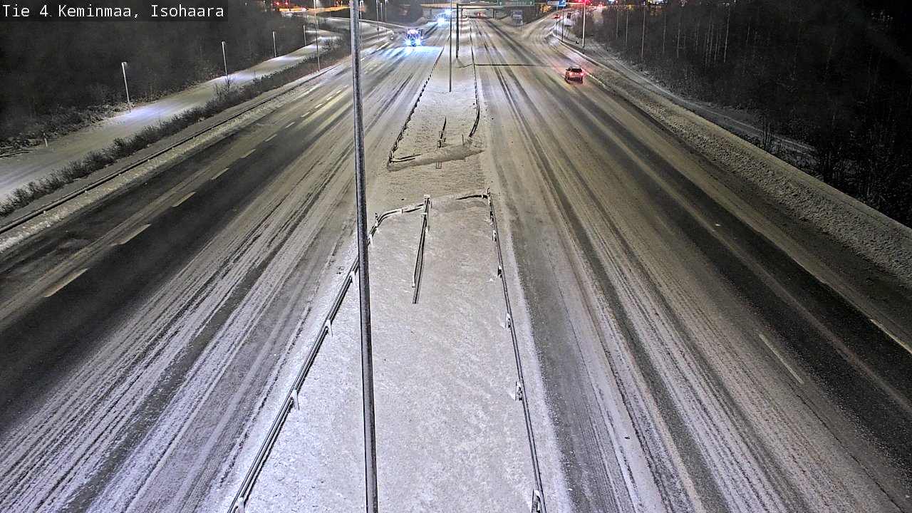 Weather Camera Image Väg 4 Keminmaa, Keminmaa, Lappi