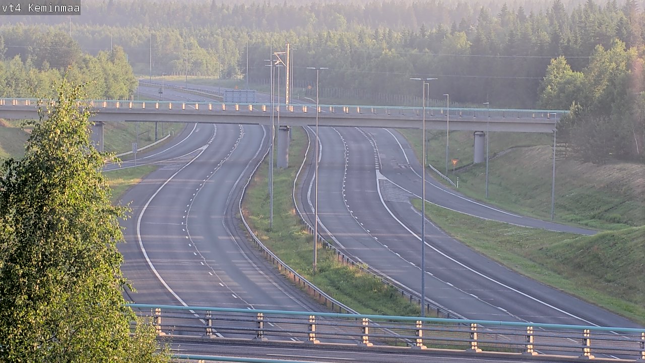 Weather Camera Image Väg 4 Keminmaa, Keminmaa, Lappi