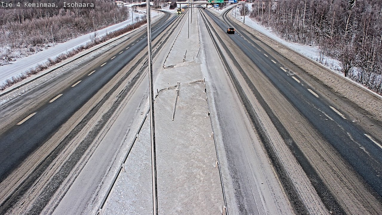 Weather Camera Image Väg 4 Keminmaa, Keminmaa, Lappi