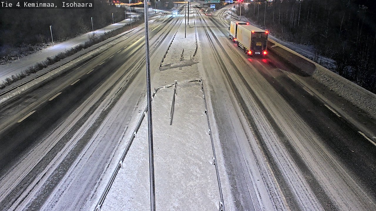 Weather Camera Image Väg 4 Keminmaa, Keminmaa, Lappi