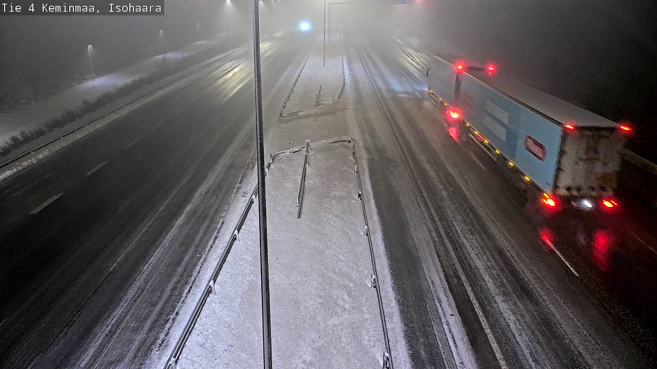 Weather Camera Image Väg 4 Keminmaa, Keminmaa, Lappi