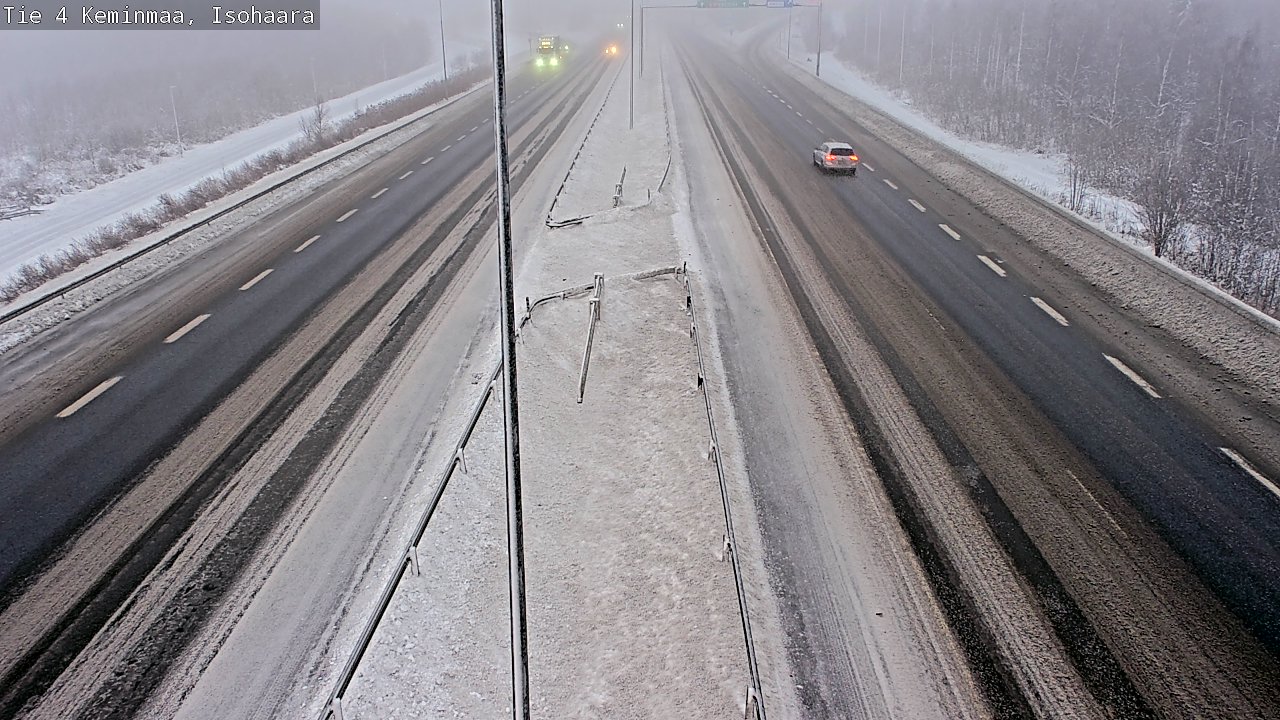 Weather Camera Image Väg 4 Keminmaa, Keminmaa, Lappi