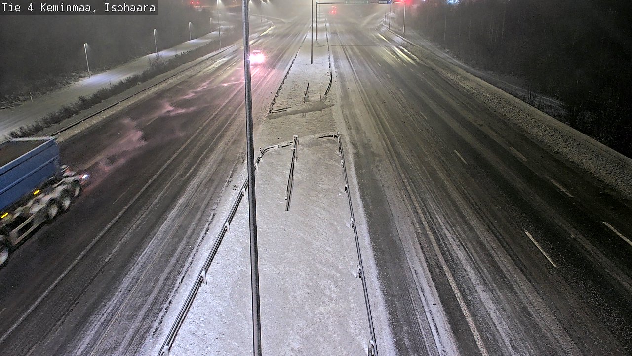 Weather Camera Image Väg 4 Keminmaa, Keminmaa, Lappi