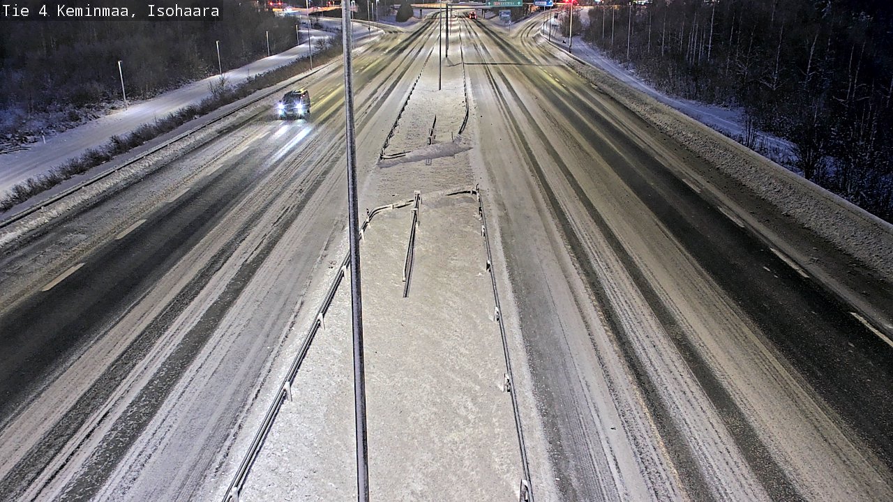 Weather Camera Image Road 4 Keminmaa, Keminmaa, Lappi