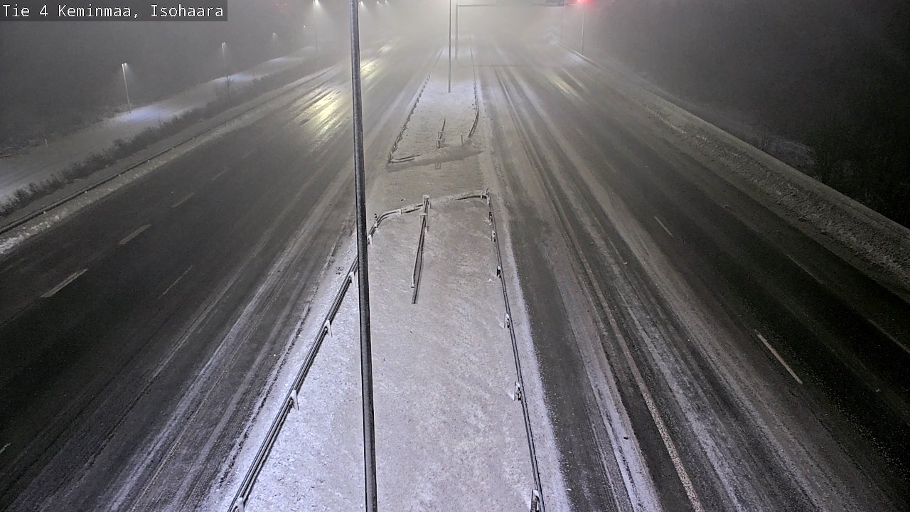 Weather Camera Image Väg 4 Keminmaa, Keminmaa, Lappi