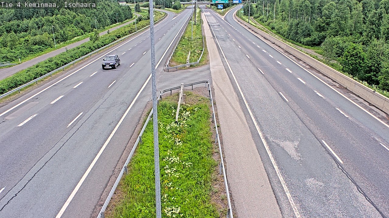 Weather Camera Image Road 4 Keminmaa, Keminmaa, Lappi