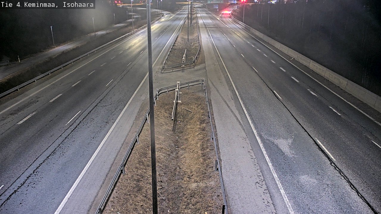 Weather Camera Image Väg 4 Keminmaa, Keminmaa, Lappi