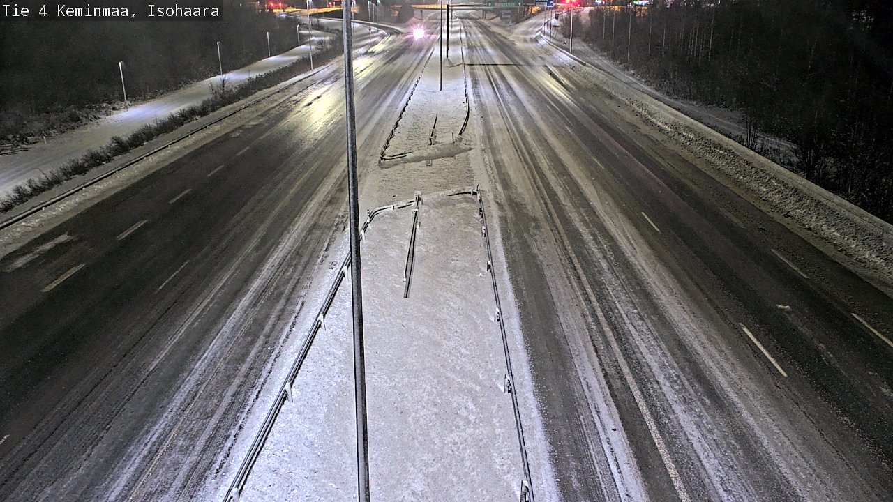Weather Camera Image Väg 4 Keminmaa, Keminmaa, Lappi