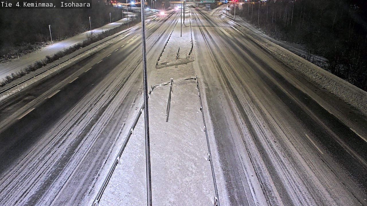 Weather Camera Image Väg 4 Keminmaa, Keminmaa, Lappi