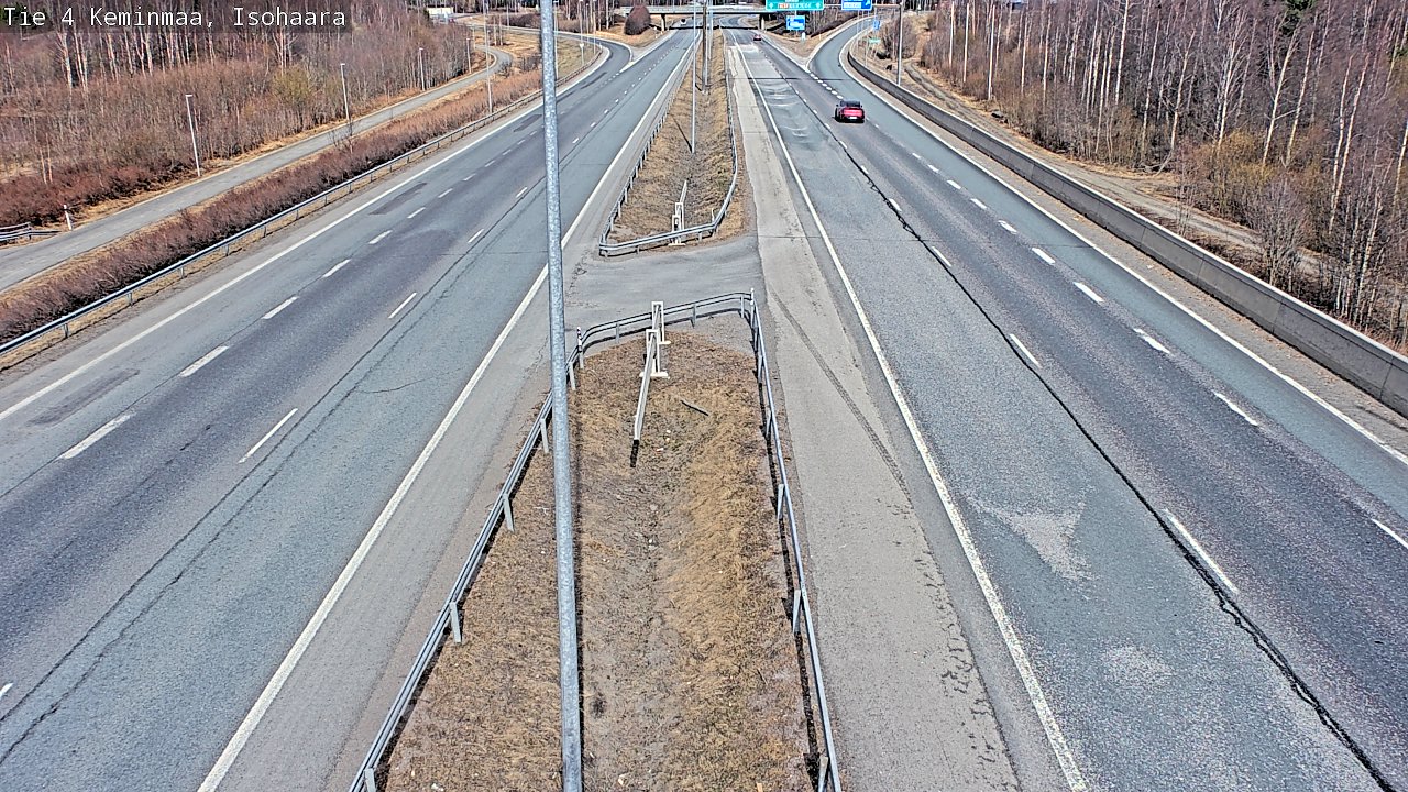 Weather Camera Image Väg 4 Keminmaa, Keminmaa, Lappi