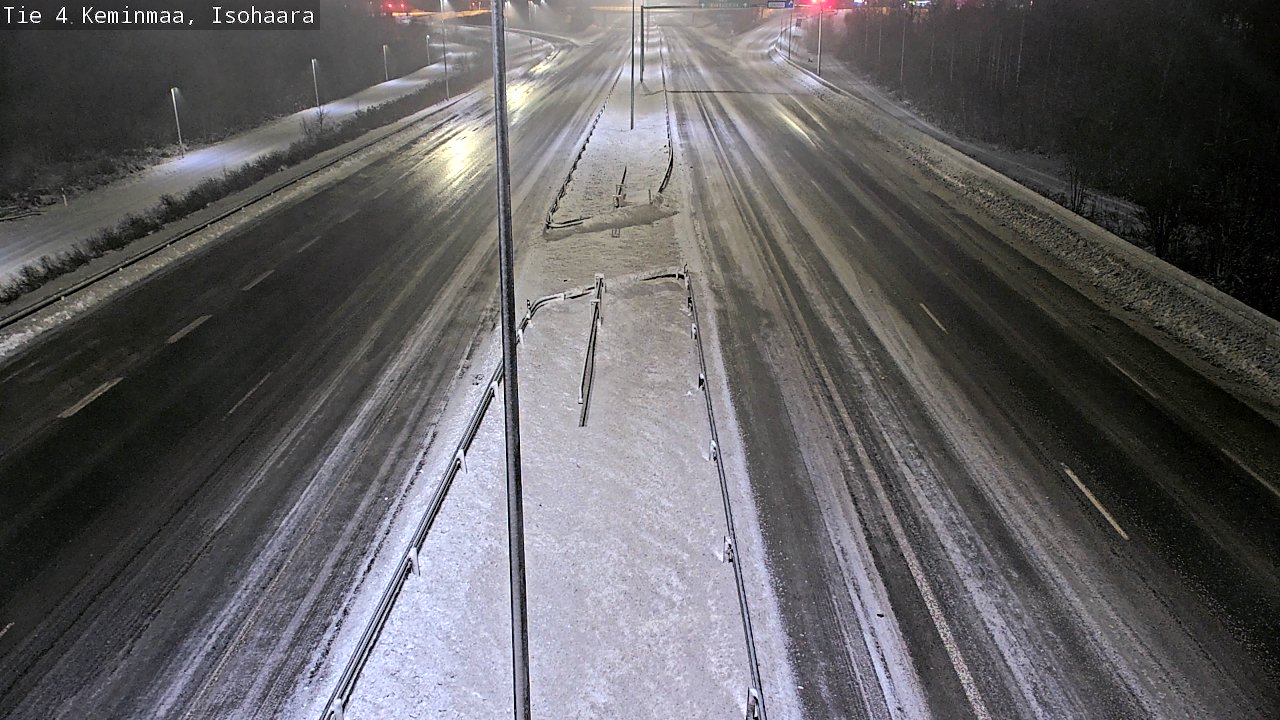 Weather Camera Image Väg 4 Keminmaa, Keminmaa, Lappi