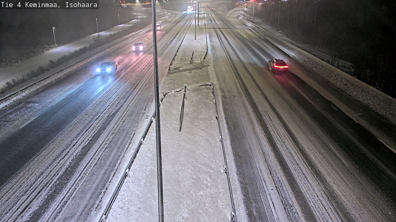 Weather Camera Image Väg 4 Keminmaa, Keminmaa, Lappi