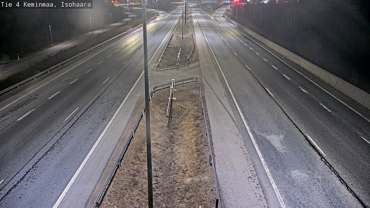 Weather Camera Image Väg 4 Keminmaa, Keminmaa, Lappi