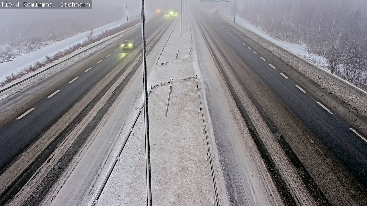 Weather Camera Image Väg 4 Keminmaa, Keminmaa, Lappi