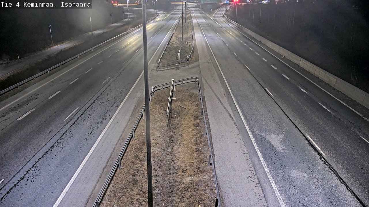 Weather Camera Image Väg 4 Keminmaa, Keminmaa, Lappi