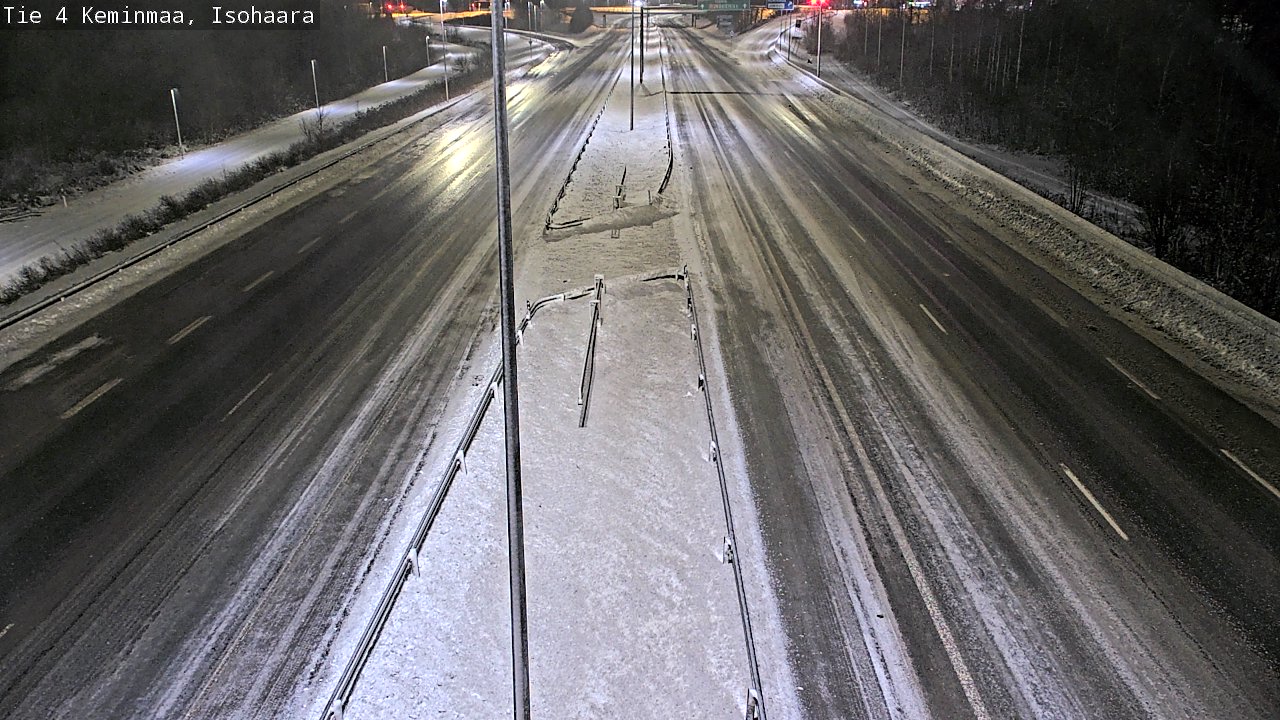 Weather Camera Image Väg 4 Keminmaa, Keminmaa, Lappi