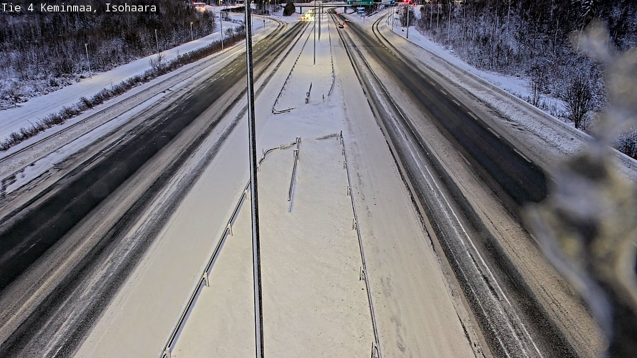 Weather Camera Image Väg 4 Keminmaa, Keminmaa, Lappi