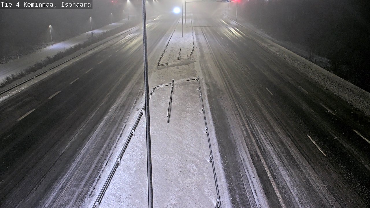 Weather Camera Image Väg 4 Keminmaa, Keminmaa, Lappi