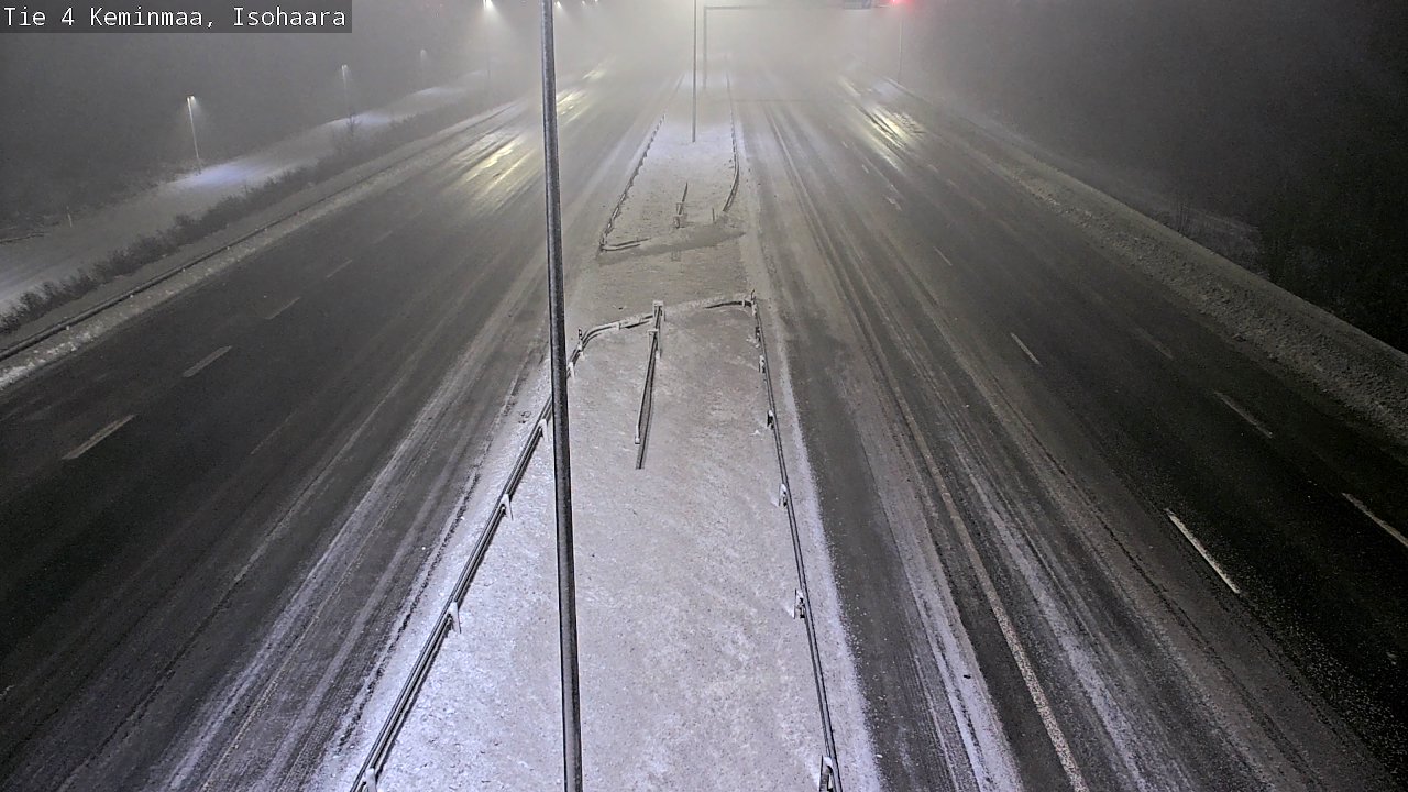 Weather Camera Image Väg 4 Keminmaa, Keminmaa, Lappi