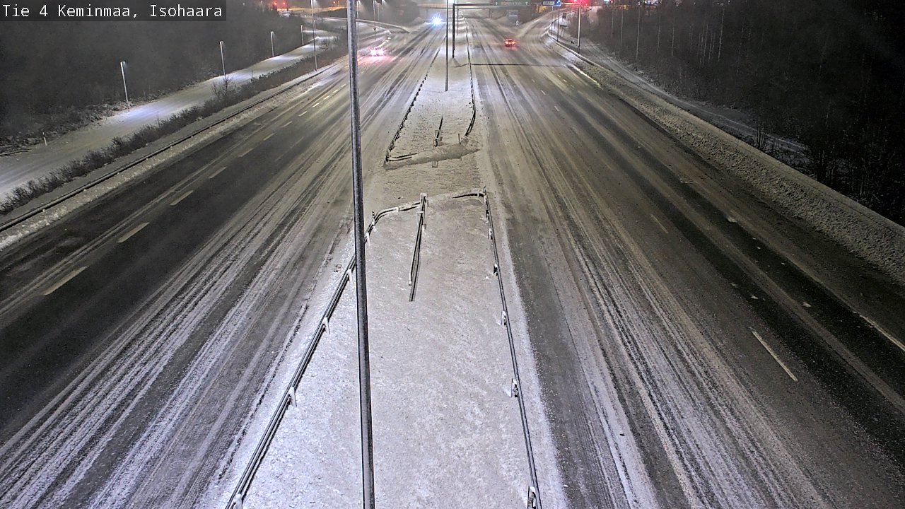 Weather Camera Image Väg 4 Keminmaa, Keminmaa, Lappi