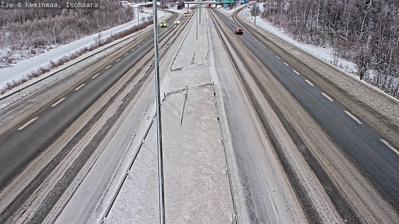 Weather Camera Image Väg 4 Keminmaa, Keminmaa, Lappi
