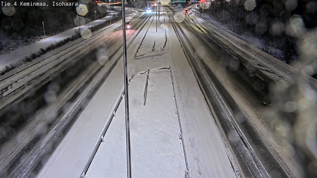 Weather Camera Image Väg 4 Keminmaa, Keminmaa, Lappi