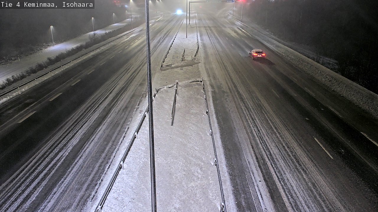 Weather Camera Image Väg 4 Keminmaa, Keminmaa, Lappi