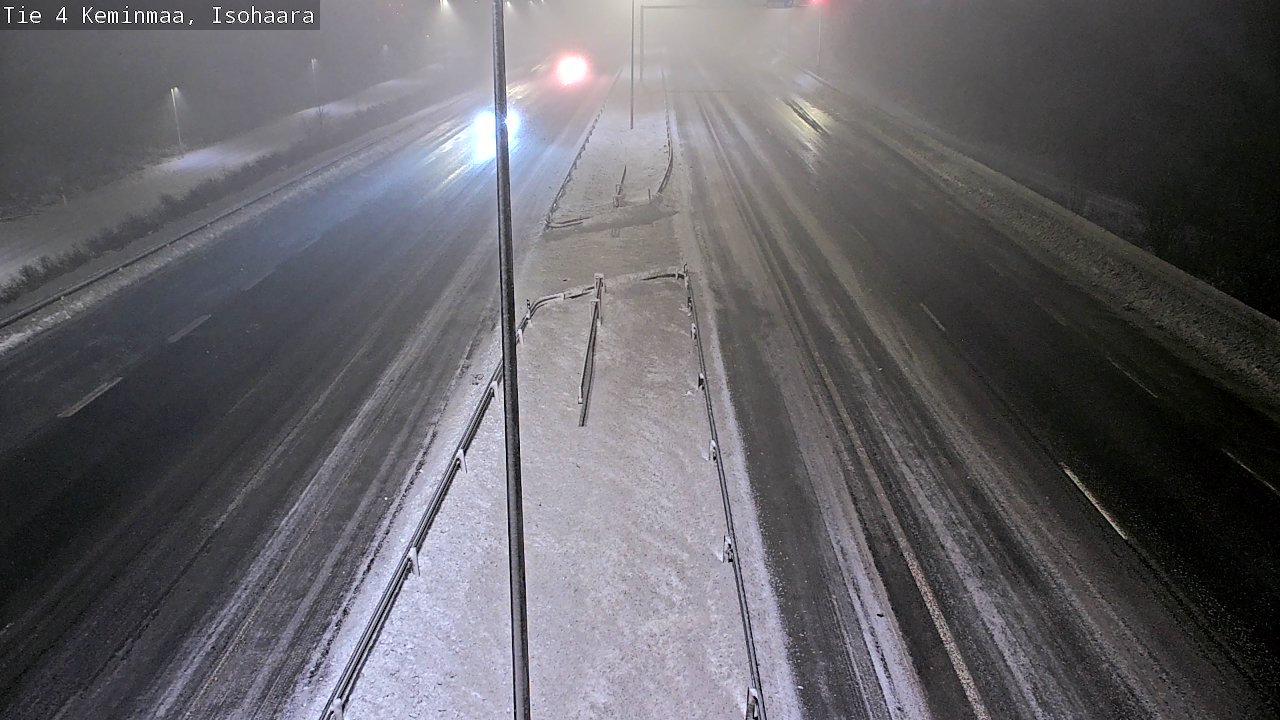 Weather Camera Image Väg 4 Keminmaa, Keminmaa, Lappi