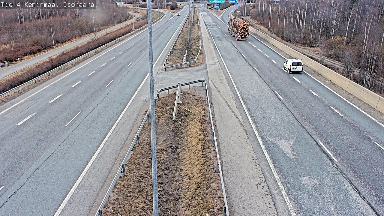Weather Camera Image Väg 4 Keminmaa, Keminmaa, Lappi