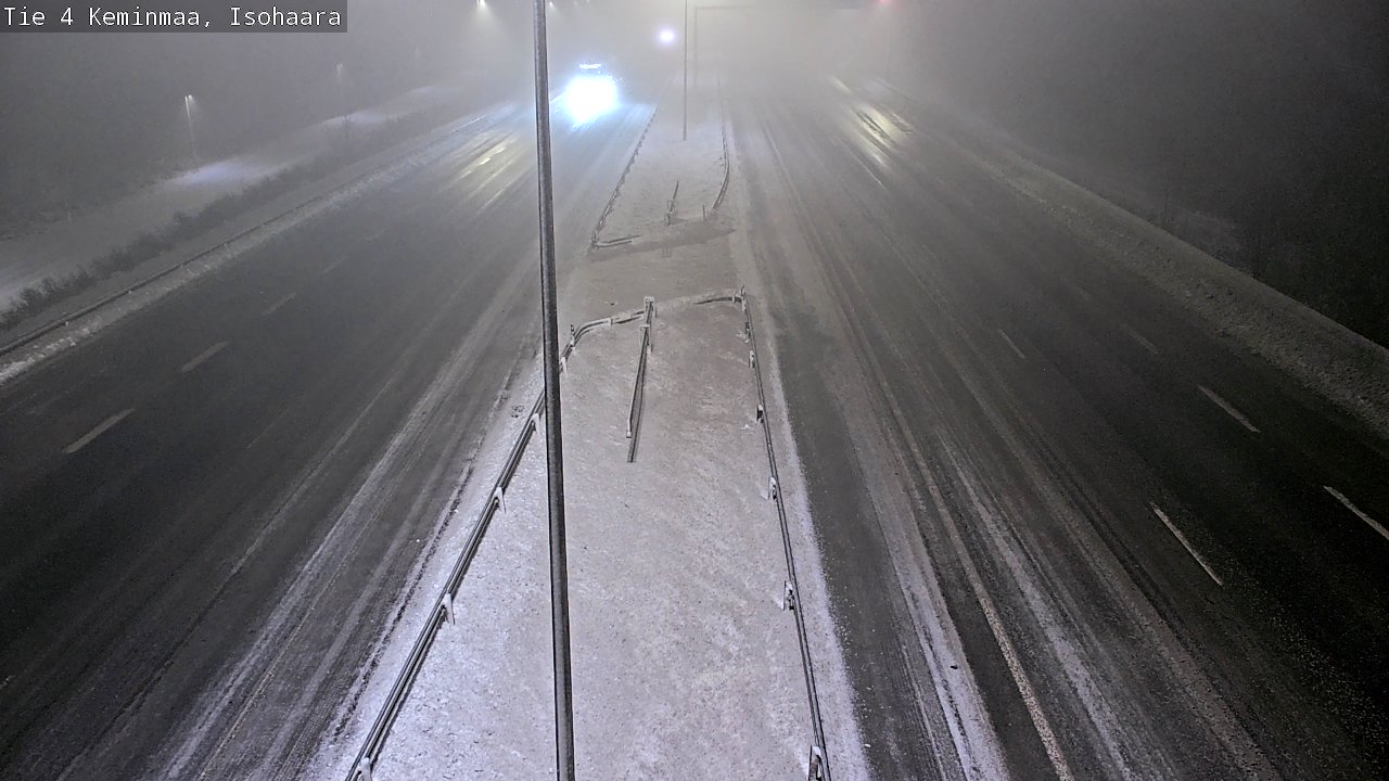 Weather Camera Image Väg 4 Keminmaa, Keminmaa, Lappi