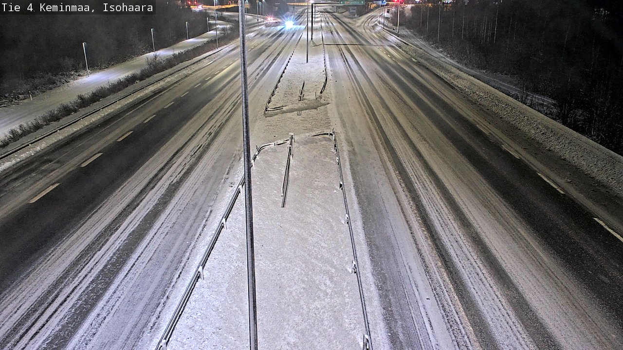 Weather Camera Image Väg 4 Keminmaa, Keminmaa, Lappi