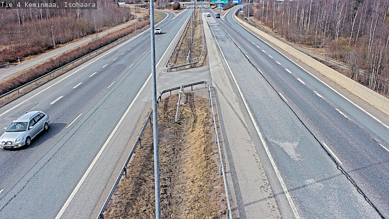 Weather Camera Image Väg 4 Keminmaa, Keminmaa, Lappi