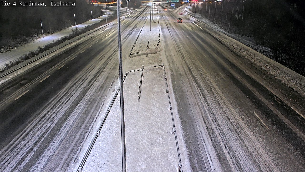 Weather Camera Image Väg 4 Keminmaa, Keminmaa, Lappi