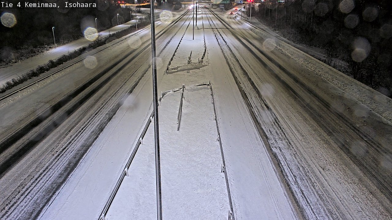 Weather Camera Image Väg 4 Keminmaa, Keminmaa, Lappi