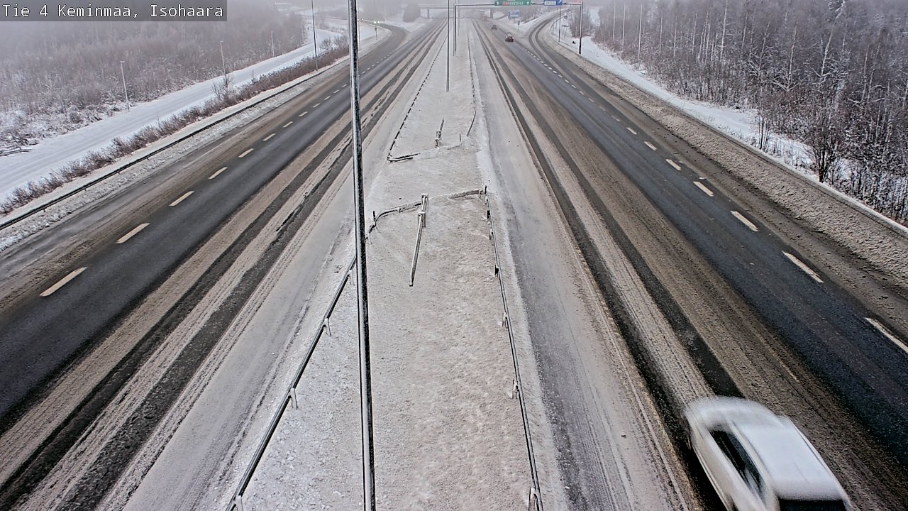 Weather Camera Image Väg 4 Keminmaa, Keminmaa, Lappi