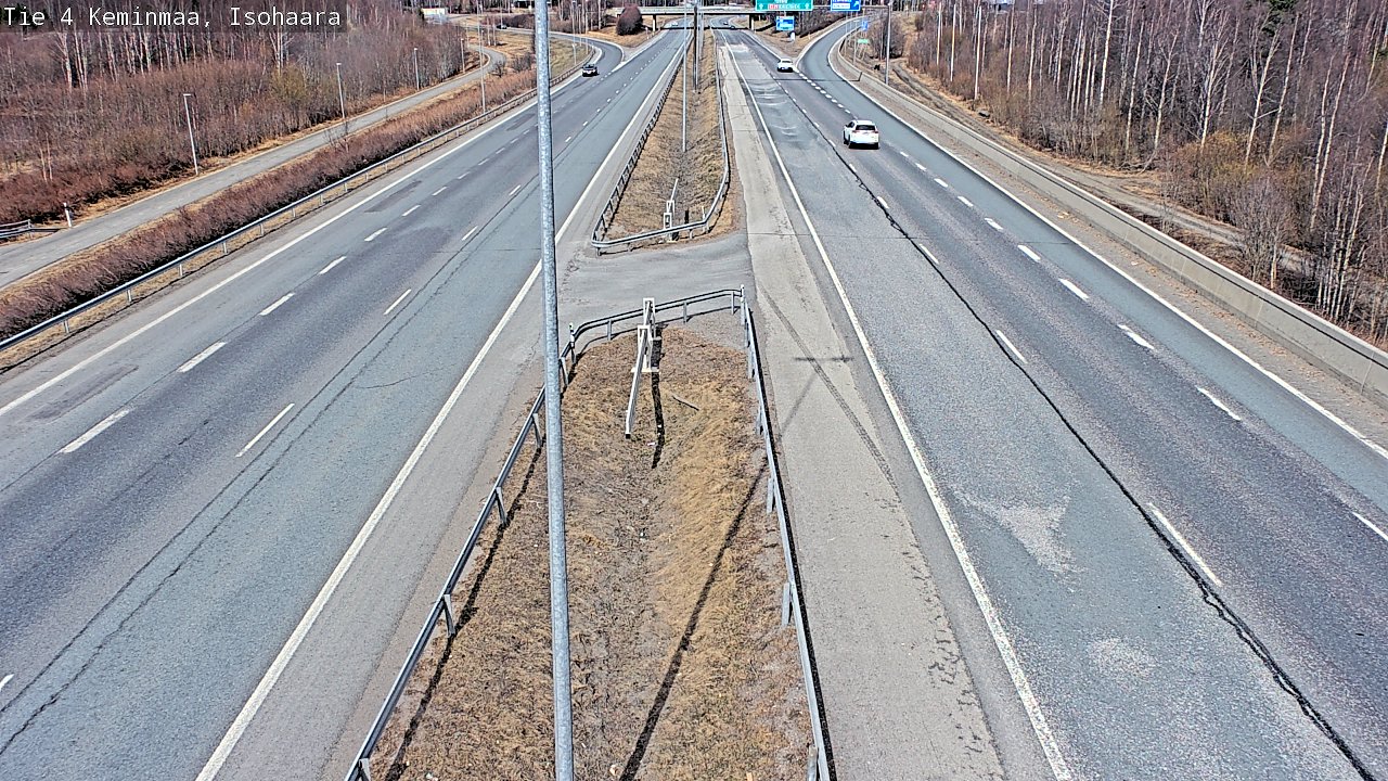 Weather Camera Image Väg 4 Keminmaa, Keminmaa, Lappi