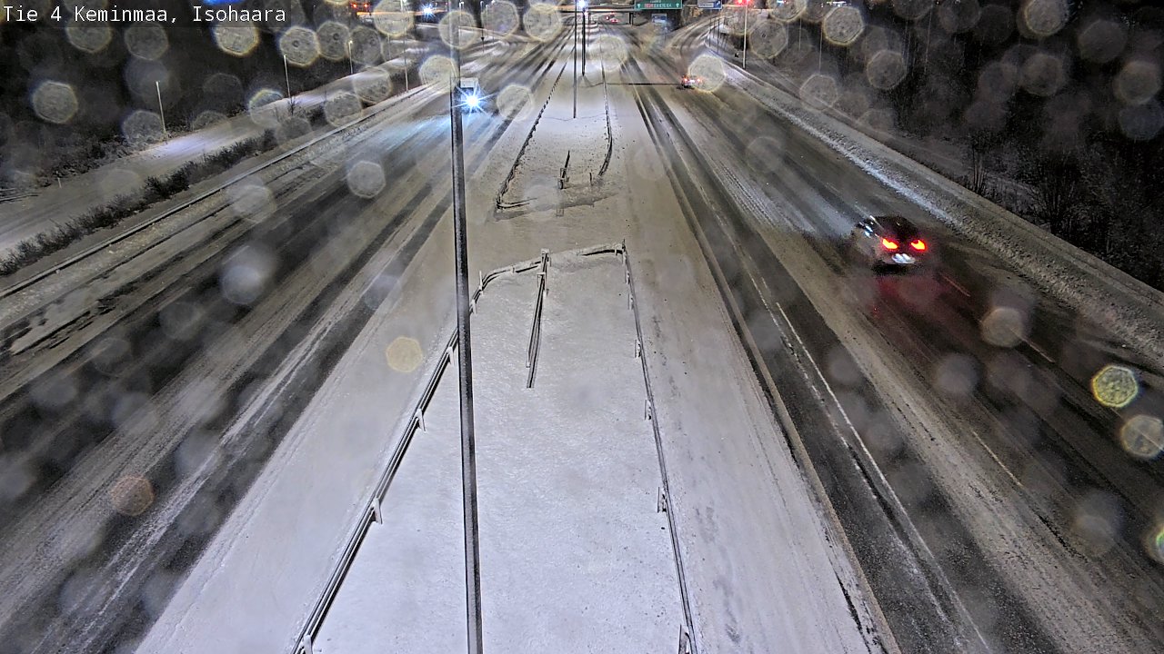 Weather Camera Image Väg 4 Keminmaa, Keminmaa, Lappi