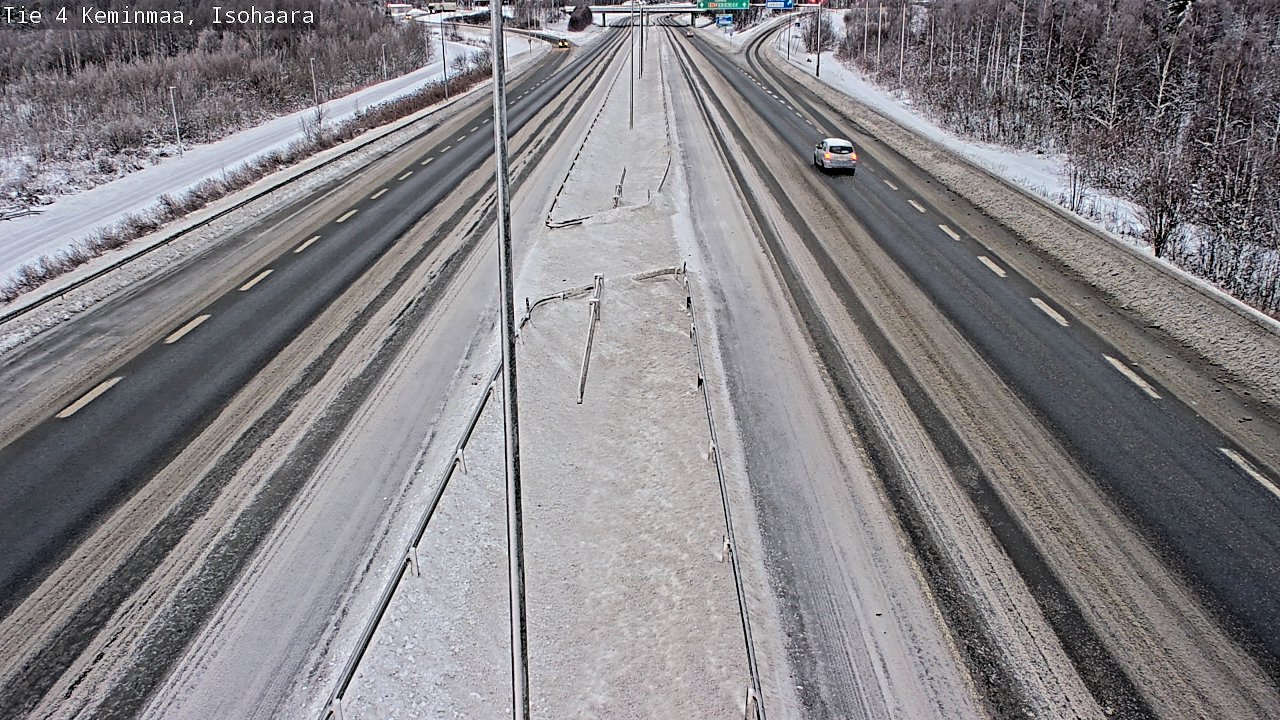 Weather Camera Image Väg 4 Keminmaa, Keminmaa, Lappi
