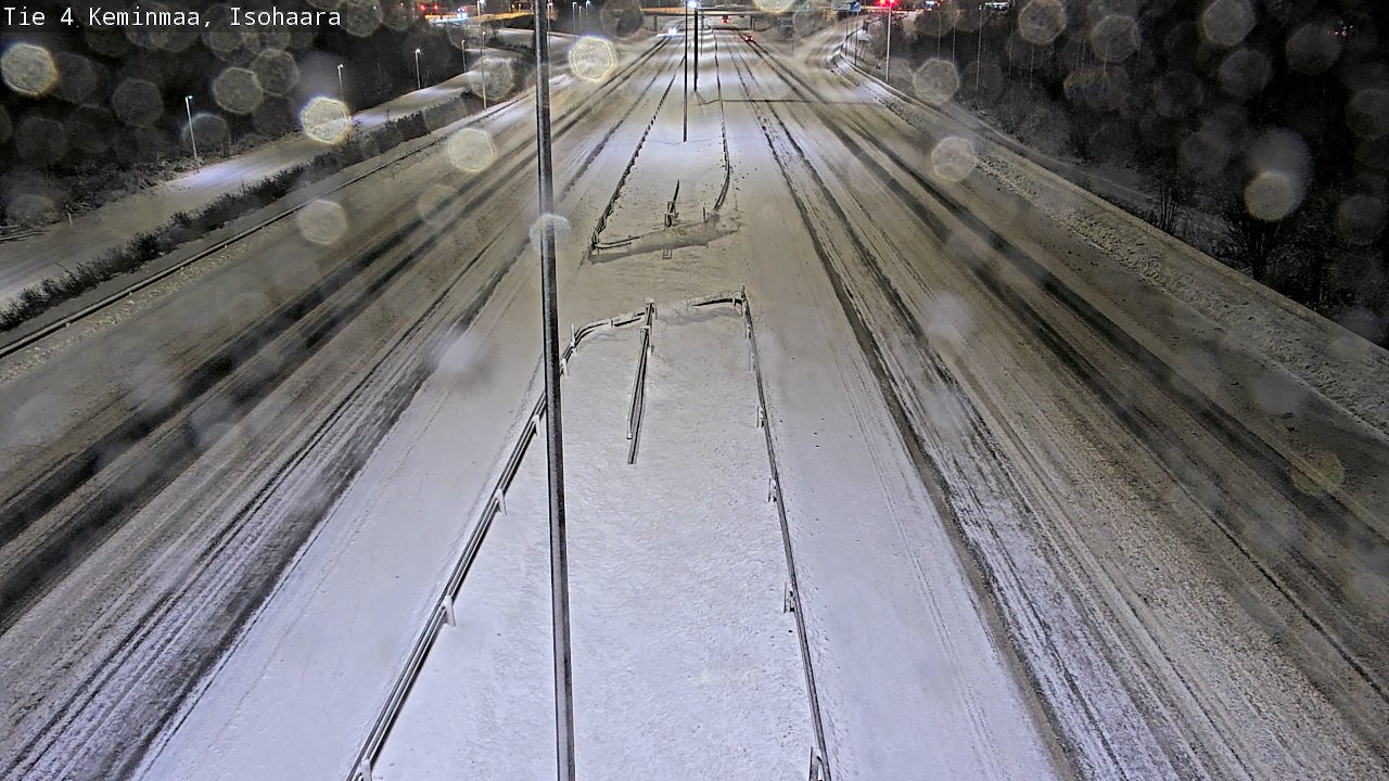 Weather Camera Image Väg 4 Keminmaa, Keminmaa, Lappi